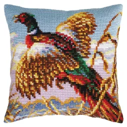 Cushion kit Pheasant 40 X 40 cm CDA5443