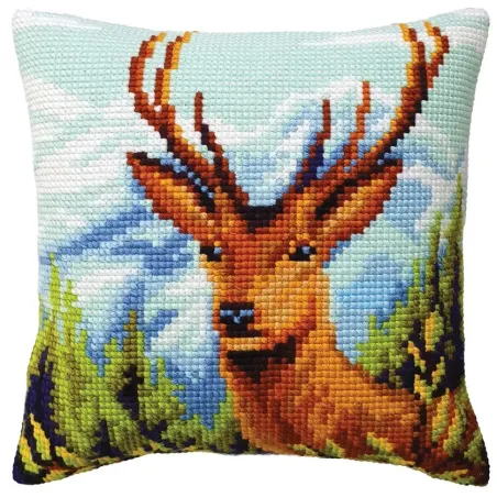 Kit de coussin Cerf 40 X 40 cm CDA5439