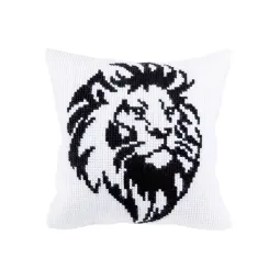 Kit de coussin Tête de lion 40 X 40 cm CDA5435