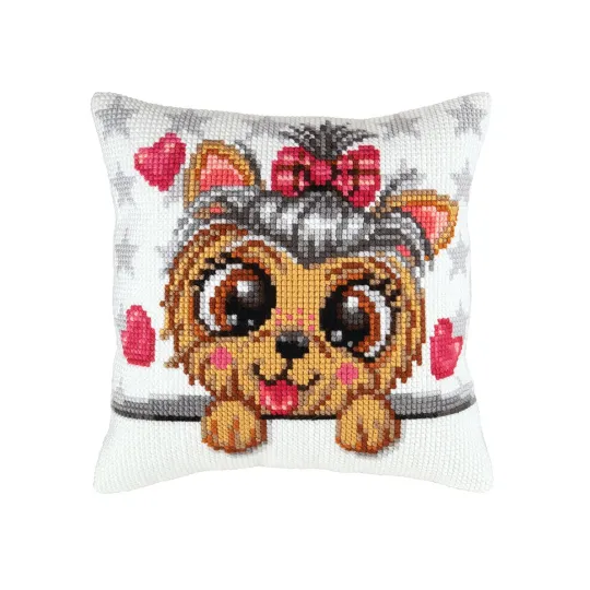 Kissen-Set Yorkshire Terrier 40 x 40 cm CDA5434