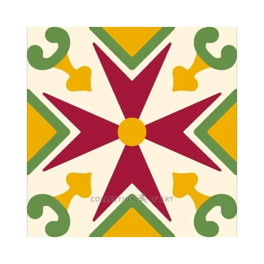 Printed Canvas 14x14 Ornament CDA3005