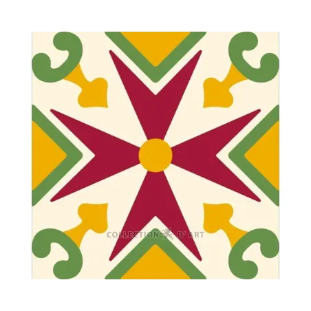 Printed Canvas 14x14 Ornament CDA3005