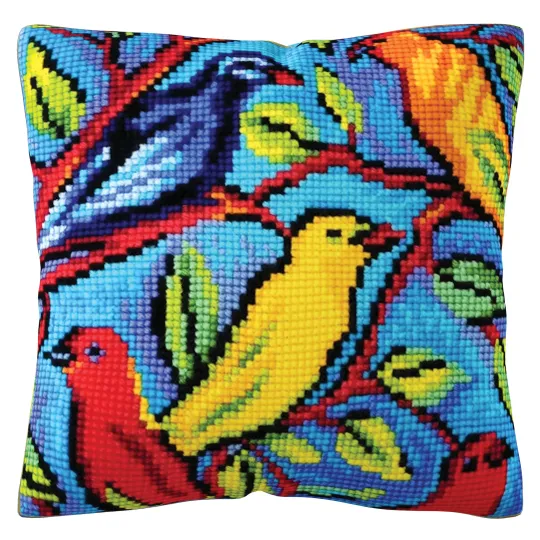 Kissen-Set "Vögel auf den Zweigen" 40 x 40 cm CDA5475