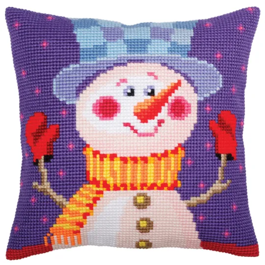 Pagalvės rinkinys Cheerful snowman 40 X 40 cm CDA5389