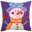 Kissen-Set Fröhlicher Schneemann 40 x 40 cm CDA5389