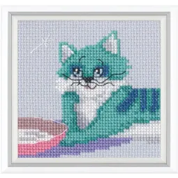 Cross-Stitch Kit „Optimist" 9x8 cm RTOH006