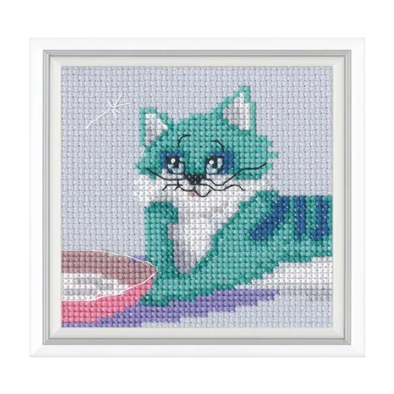 Cross-Stitch Kit „Optimist" 9x8 cm RTOH006