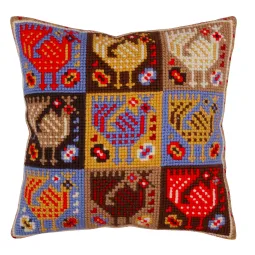 Набор для подушки Орнамент - птицы 40 X 40 см CDA5367