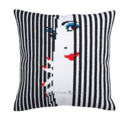 Kit de coussin Je t'espionne 40 X 40 cm CDA5358