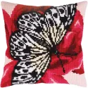 Kit coussin graphique papillon 40 X 40 cm CDA5310