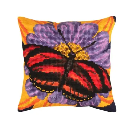 Kit de coussin graphiques Papillon 40 X 40 cm CDA5306