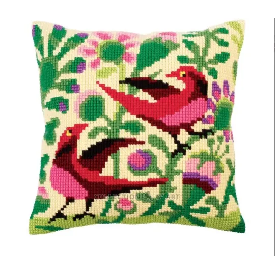 Kit de coussin Oiseaux de paradis 40 X 40 cm CDA5296