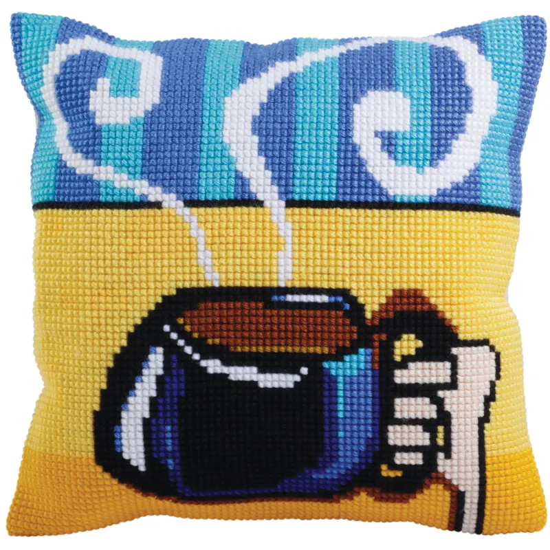 Cushion kit Cup of coffee 40 X 40 cm CDA5280