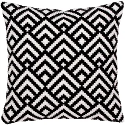 Kit de coussin Noir et blanc 40 X 40 cm CDA5276