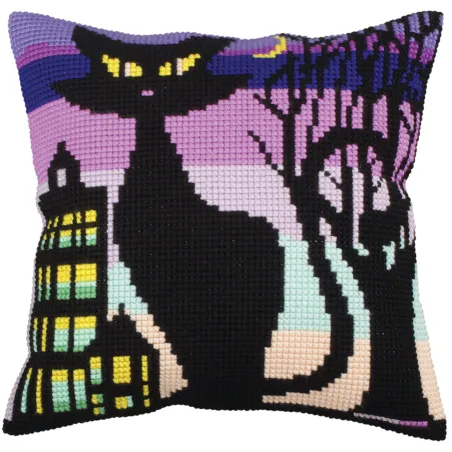 Kit de coussin Grâce noire 40 X 40 cm CDA5261