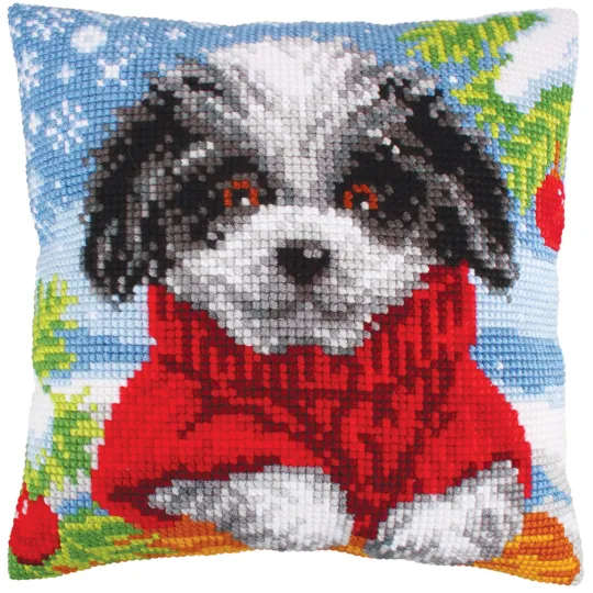 Kit de coussin Wolly hiver 40 X 40 cm CDA5249