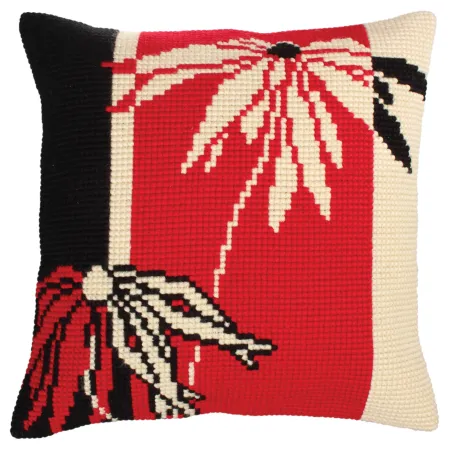 Cushion kit Red and Black 40 X 40 cm CDA5228