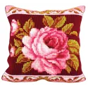 Kit de coussin Rose Romantique 2 40 x 40 cm CDA5179