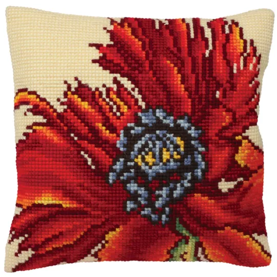 Kit de coussin Extravagante Poppy 40 x 40 cm CDA5167