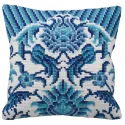 Cushion kit Right blue flowers 40 x 40 cm CDA5114