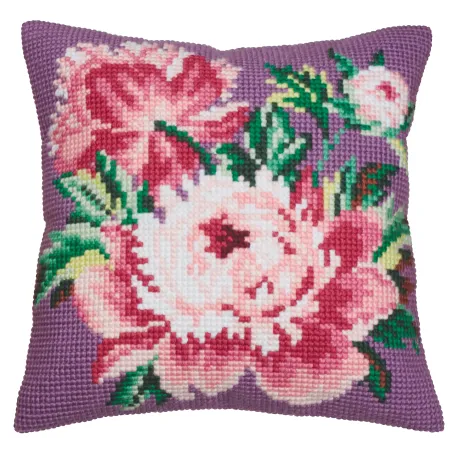 Kit de coussin Chou rose 40 x 40 cm CDA5042