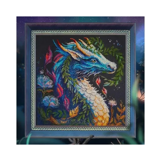 Kit de point de croix "Gardien de la forêt magique" RTOM1011