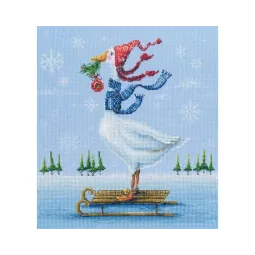 Cross-stitch kit "On ice" RTOM1009