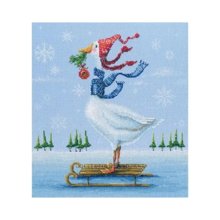 Cross-stitch kit "On ice" RTOM1009