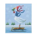 Cross-stitch kit "On ice" RTOM1009