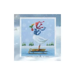 Kreuzstich-Set "On ice" RTOM1009