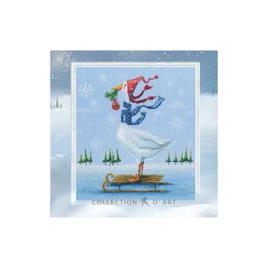 Kreuzstich-Set "On ice" RTOM1009