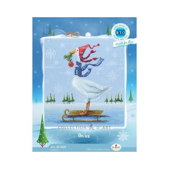 Kryželio siuvinėjimo rinkinys "On ice" RTOM1009