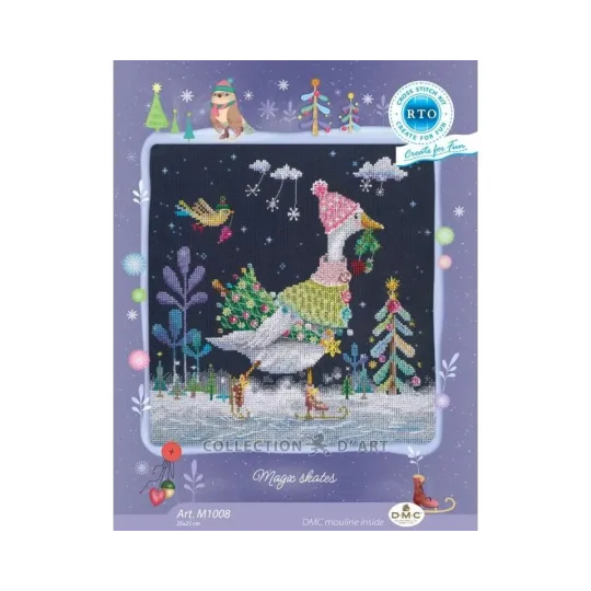 Cross-stitch kit "Magic skates" RTOM1008