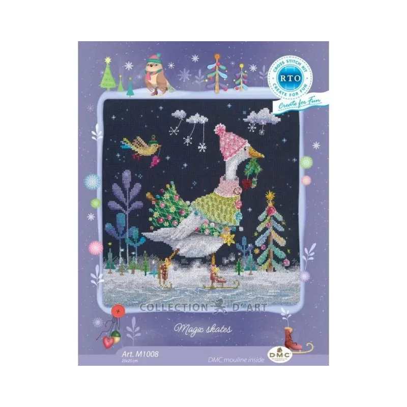 Kreuzstich-Set "Magic skates" RTOM1008