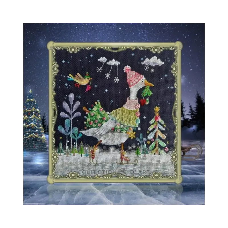 Kryželiu siuvinėjimo rinkinys "Magic skates" RTOM1008