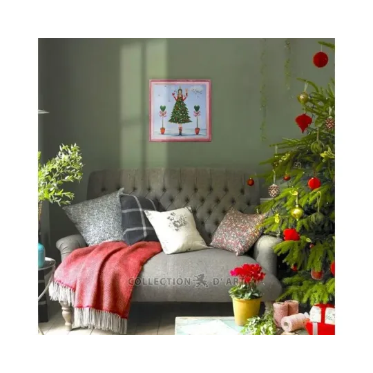 Набор для вышивания крестом «Дама в зеленом платье» RTOM1007