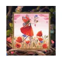 Kit de point de croix "Couleur coquelicot" RTOM1002