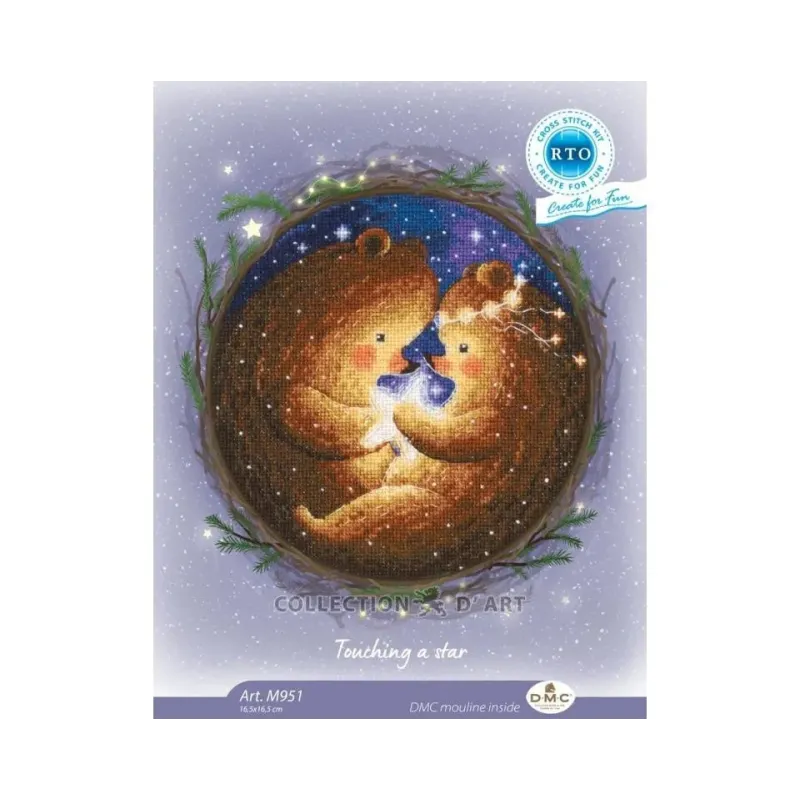 Cross-stitch kit "Touching a star" RTOM951