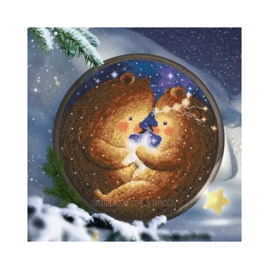 Siuvinėjimo kryželiu rinkinys "Paliečiant žvaigždę" RTOM951