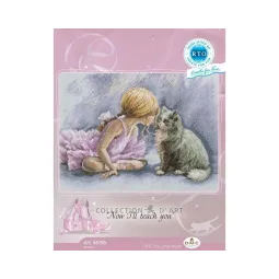 Cross-stitch kit "Now I’ll teach you" RTOM996