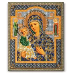 Kit de broderie perles Icône Notre-Dame de Jérusalem RTORB-164