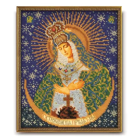 Icon beaded embroidery kit  "Our Lady of the Gate of Dawn" RB-161