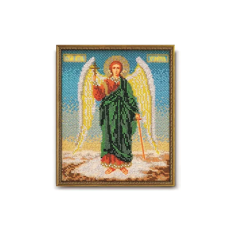 Icon beaded embroidery kit  "Guardian Angel" RB-160