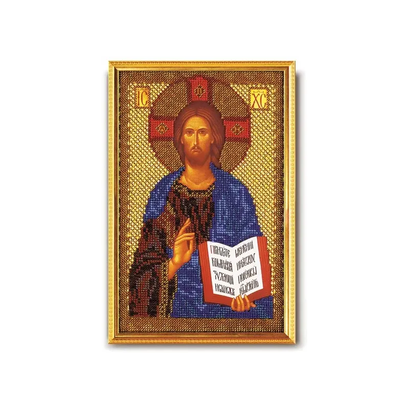 Icon beaded embroidery kit "Christ Pantocrator" RB-150