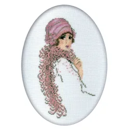 Набор для вышивания крестом "Леди в Boa" RTOR293