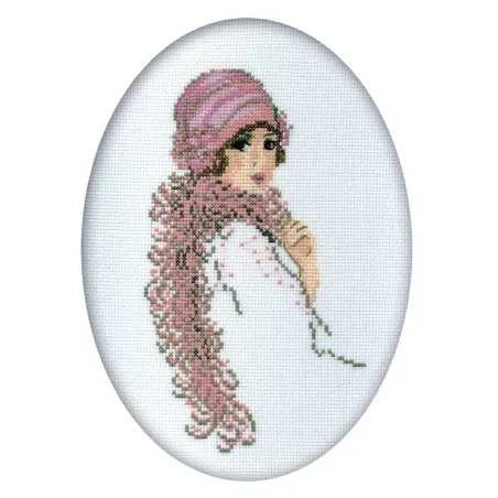 Kryželio siuvinėjimo rinkinys "Lady in Boa" RTOR293