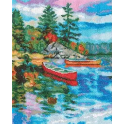 Cross-stitch kit "Sky reflection" M975