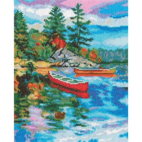 Cross-stitch kit "Sky reflection" M975