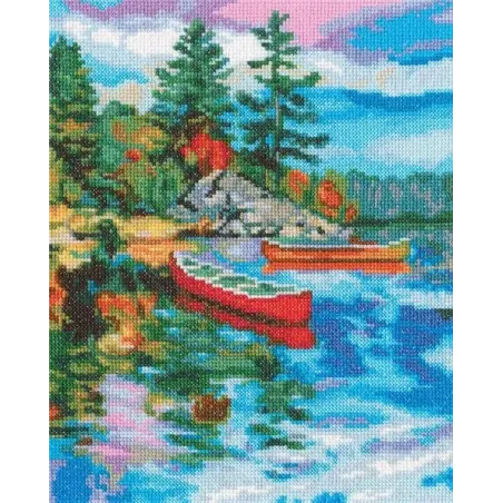 Cross-stitch kit "Sky reflection" M975