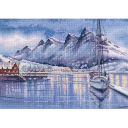 Kreuzstich-Set "Hafen von Bodo" M970